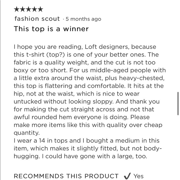 NEW LOFT Striped Wedge Tee Shirt Orange Large Short Sleeve Women’s - Picture 11 of 15